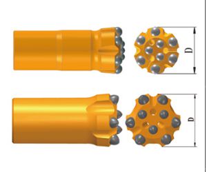 Штыревые коронки с резьбовым соединением